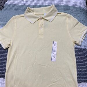 Cat & Jack Youth Large Classic Yellow Polo Shirt